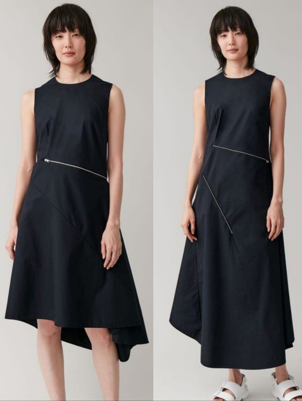COS Black Adjustable Length Dress Size 6